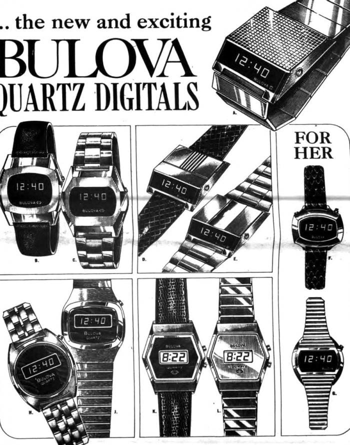 Bulova Quartz Digital