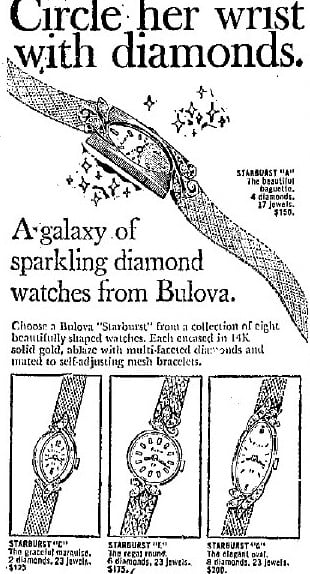 Bulova Starburst watches