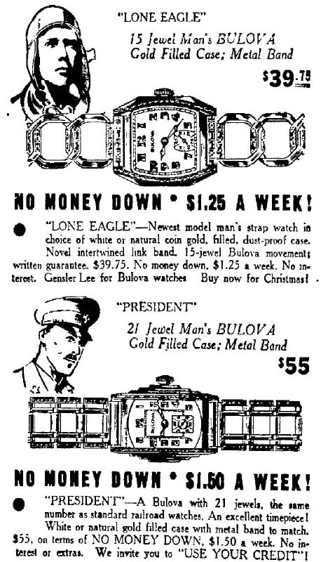 1933 Bulova Lone Eagle