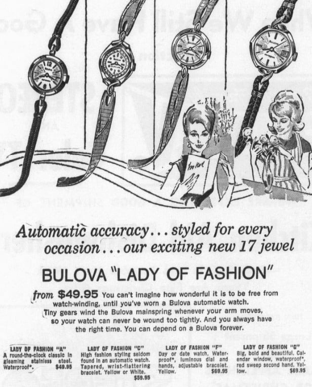 Bulova Lady of Fashion watches