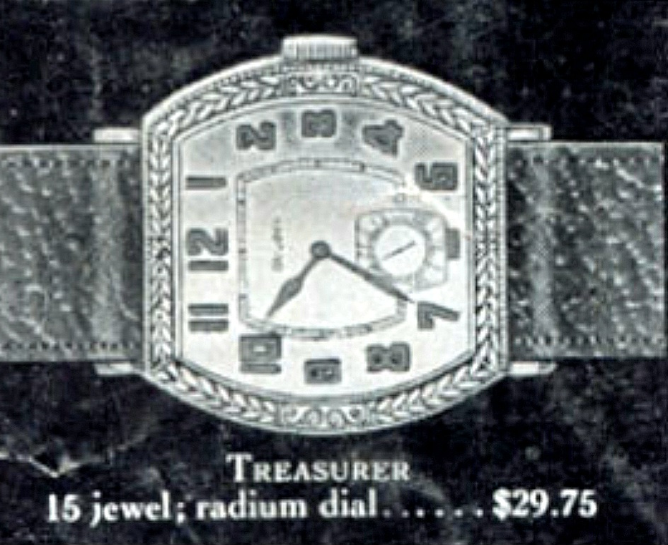 1930 Treasurer ad