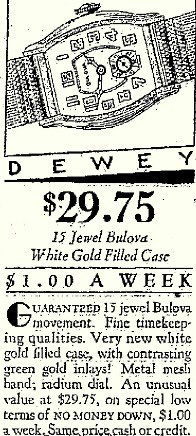 1930 Bulova Dewey