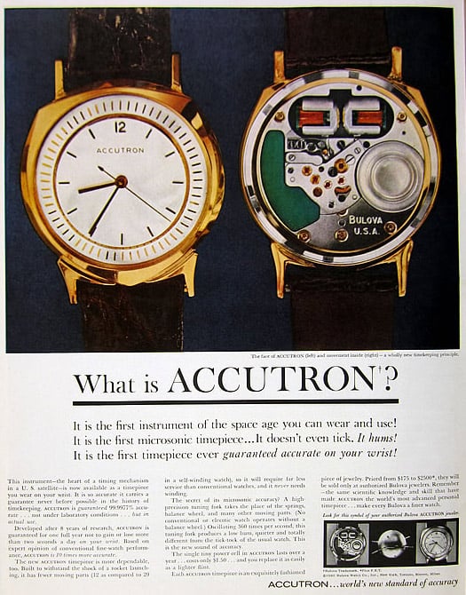 Bulova Accutron advert