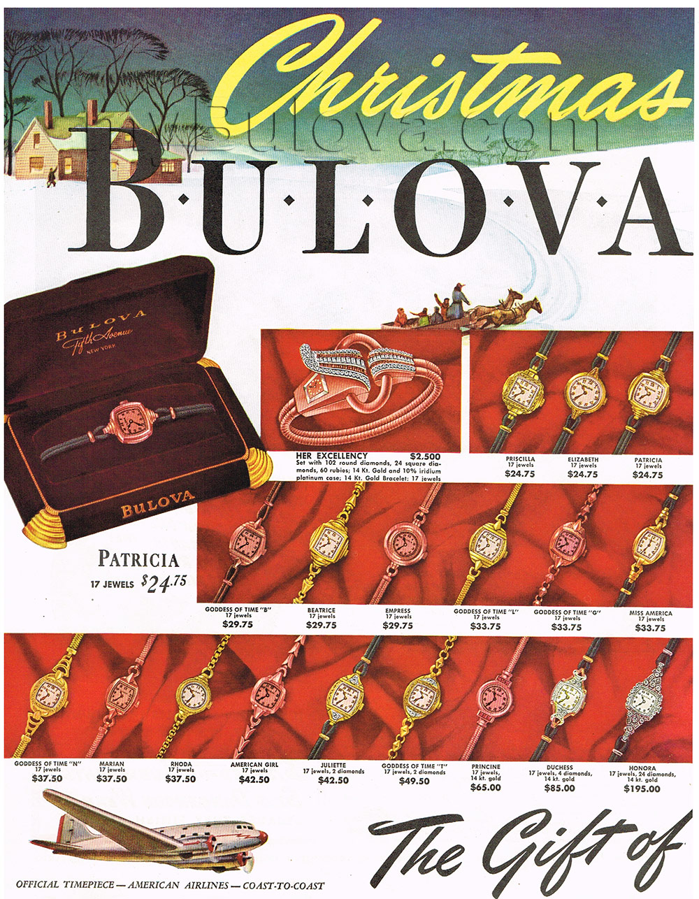 1940 Bulova watch adevrt