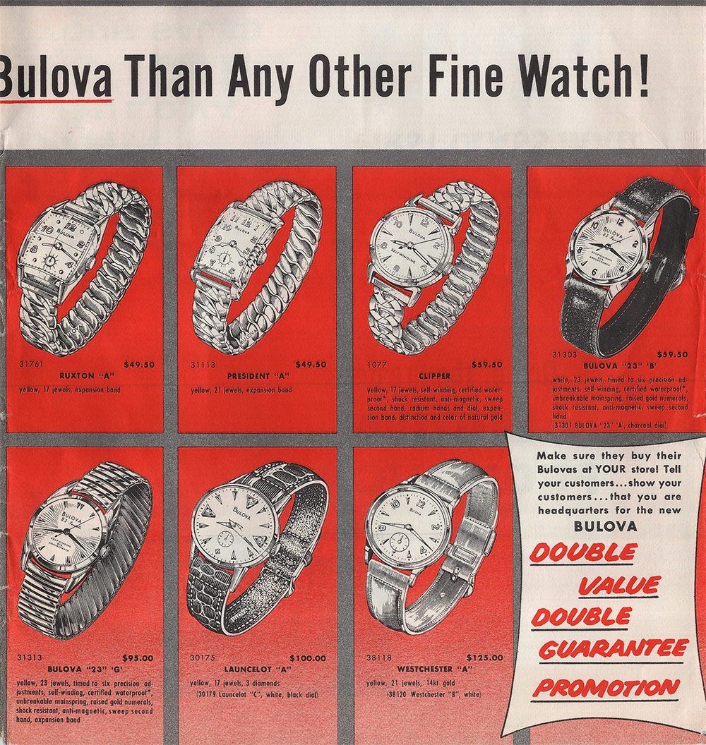 1952 Bulova President "A"