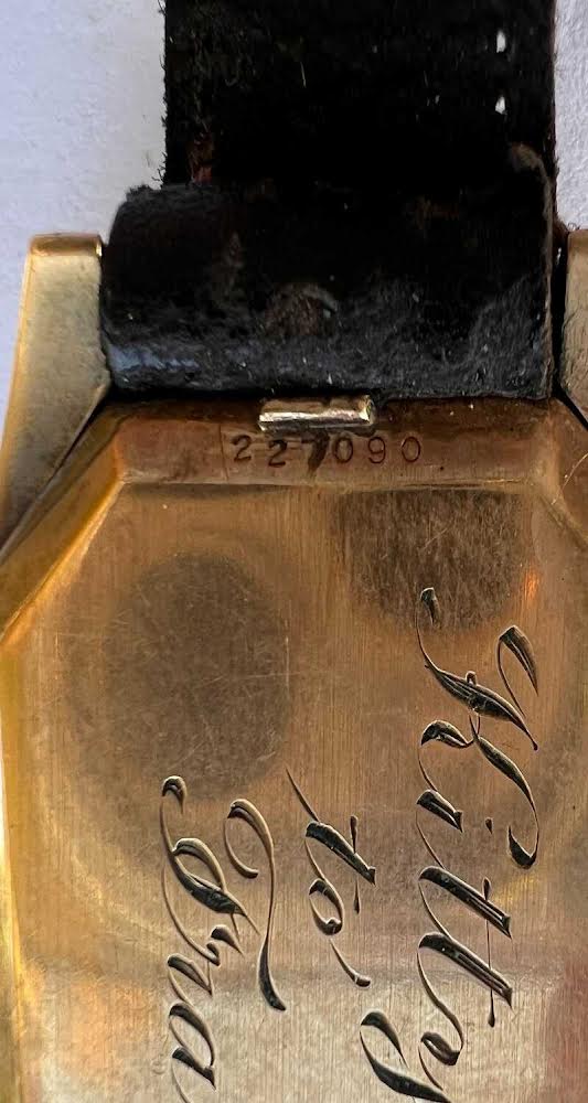 Closer view of serial number 2/10/2022