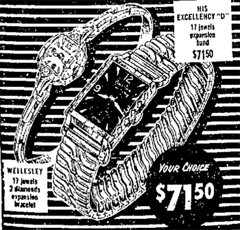 1954 Bulova His Ex D 1-11-24 Ad