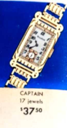 1939 Bulova Captain Ad