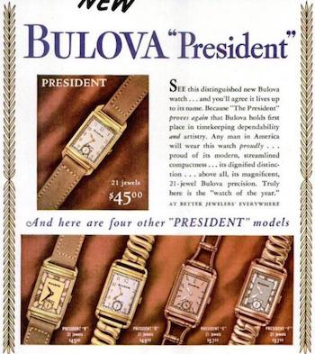 1941 President ad