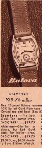Bulova Stamford, Alderman 1940 watch