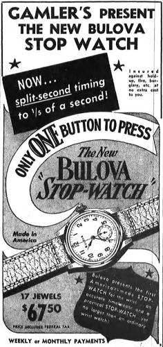 1943 Bulova Stopwatch