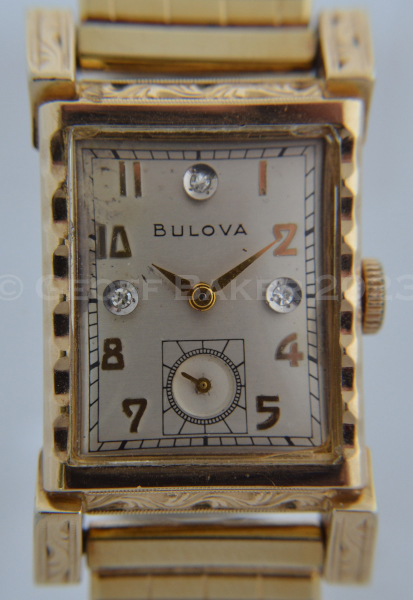 Geoffrey Baker 1949 Bulova 4 Tuxedo Watch 6/4/2023