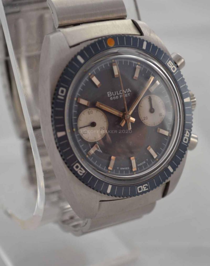 Geoffrey Baker 1971 Bulova Deep Sea Chronograph Watch 07 01 2020 2