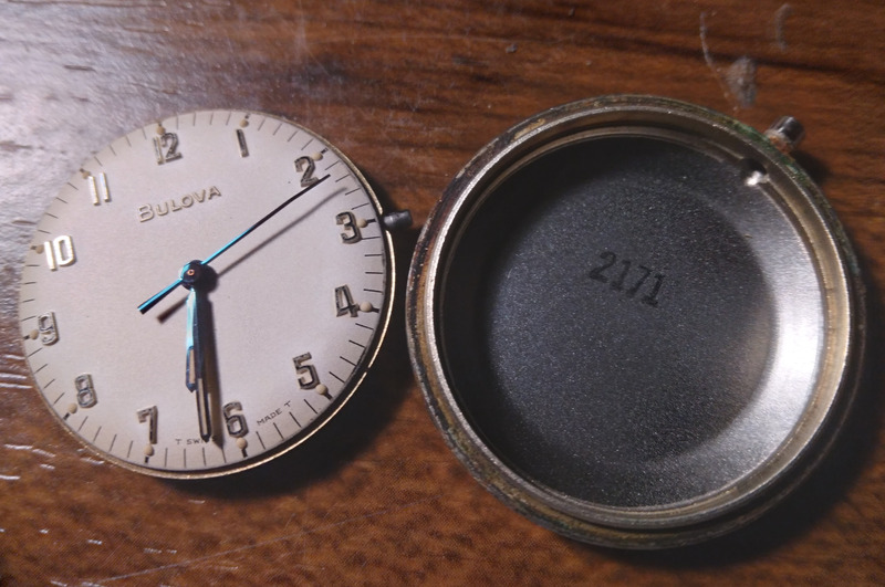 Dial and inside case