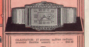 1930 Bulova Gladiator Ad