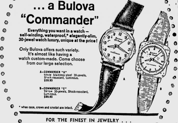 Bulova Commander watch