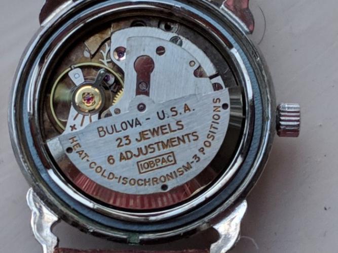 1956 Bulova 23E Self Wind watch
