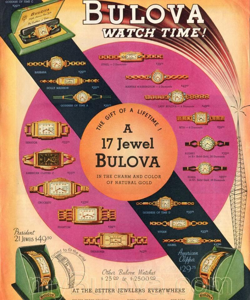 Bulova Ad 1937